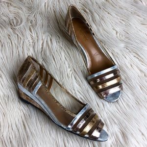 [J.Reneé] NWOT Florentina Open Toe Wedge - 10M